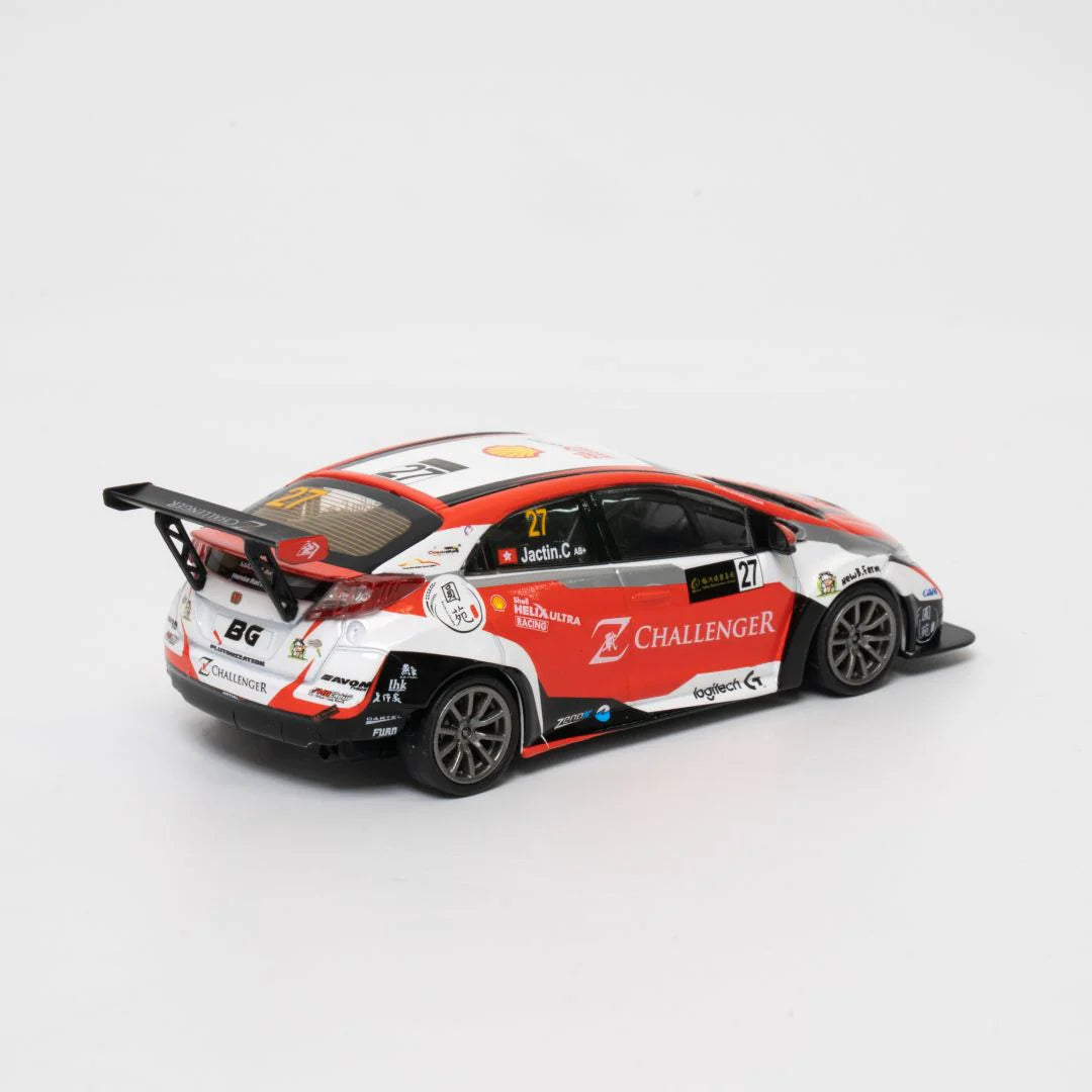 模型車|1:43|Honda CIVIC Type R FK2 TCR Macau Guia Race 2021|鍾澔軒 #27