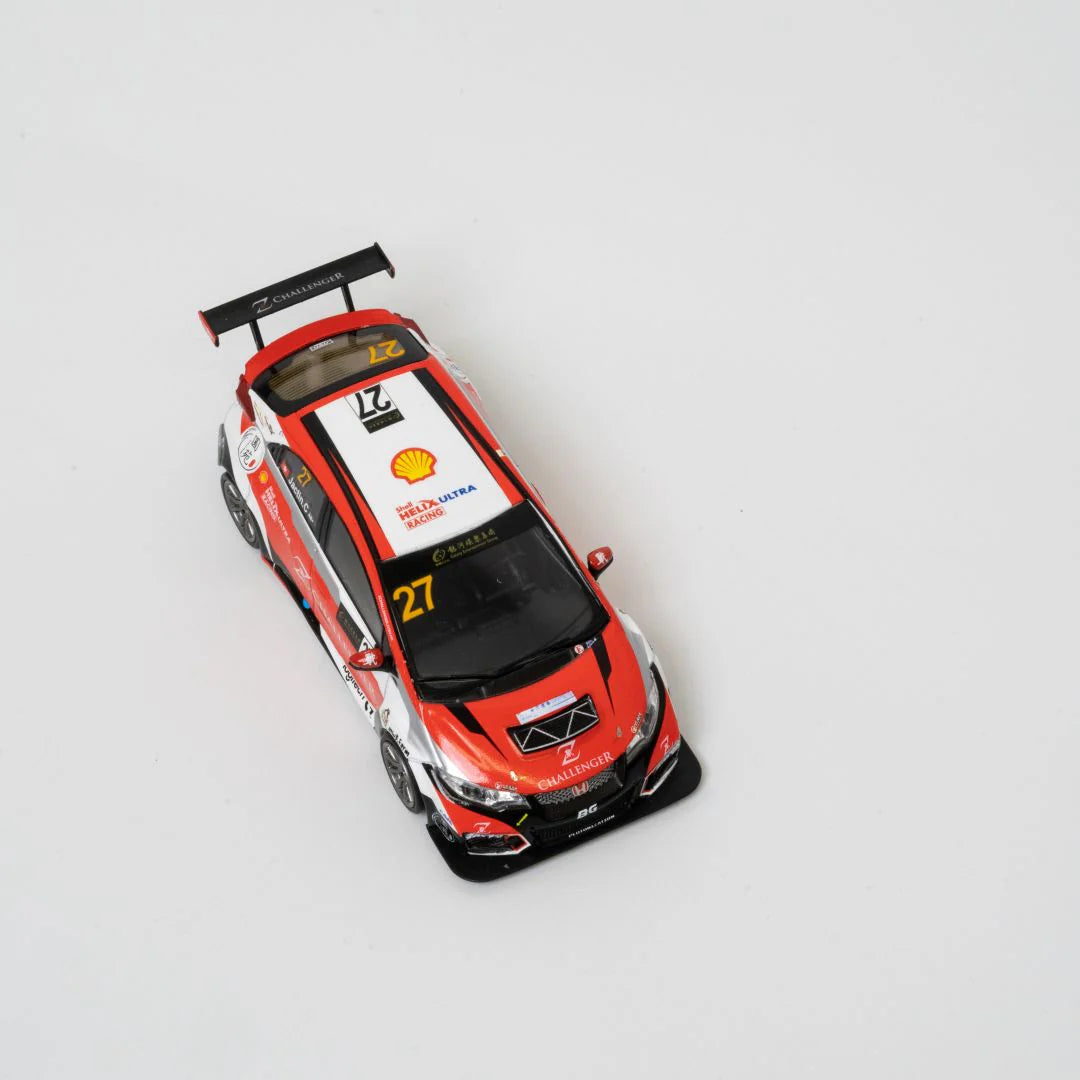 模型車|1:43|Honda CIVIC Type R FK2 TCR Macau Guia Race 2021|鍾澔軒 #27