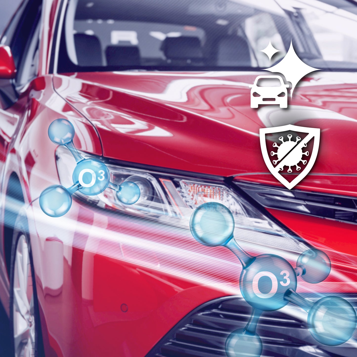 Extraordinary Paint Protection + Oxy Energy O3 A/C Disinfection and Purification