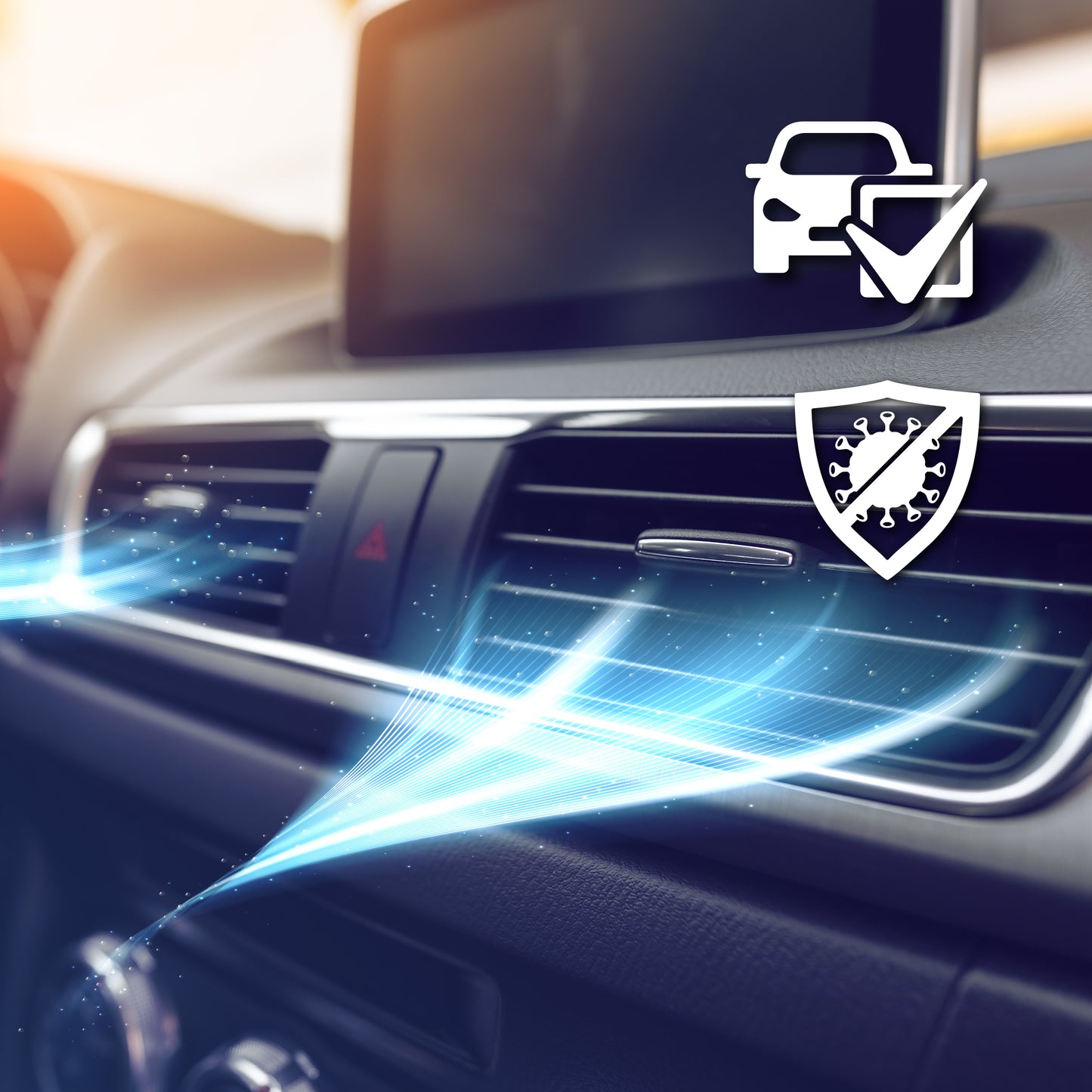 A/C cycle sterilization and maintenance