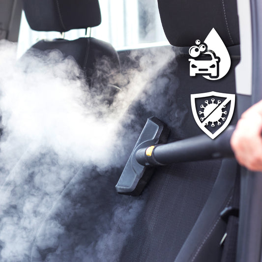 Hyper-Steam Interior & Detailing Treatment + Car Washing and Vacuuming